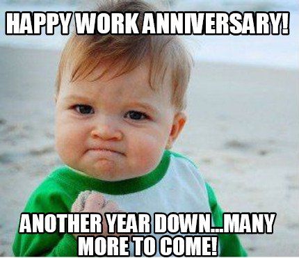 Happy work anniversary
