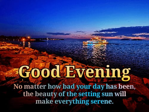 Good Evening Message For Friend